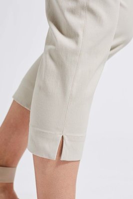 Laurie broek, model Caroline Regular Capri 3/4 basis viscose sand 28041-25137