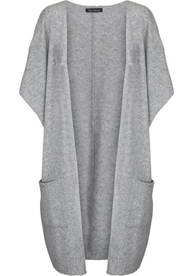 Two Danes vest Gudrun Cape grijs 25701-2292