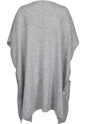 Two Danes vest Gudrun Cape grijs 25701-2292