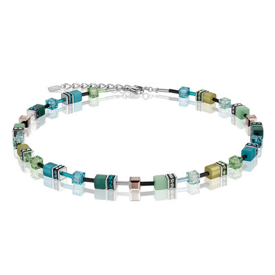Coeur de Lion Ketting 2838/ /0537 Green-Petrol