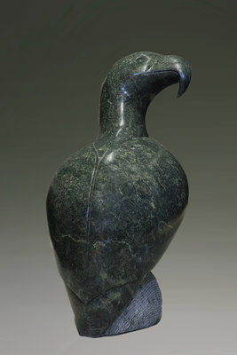 Stenen tuinbeeld uniek dier, Eagle, arend