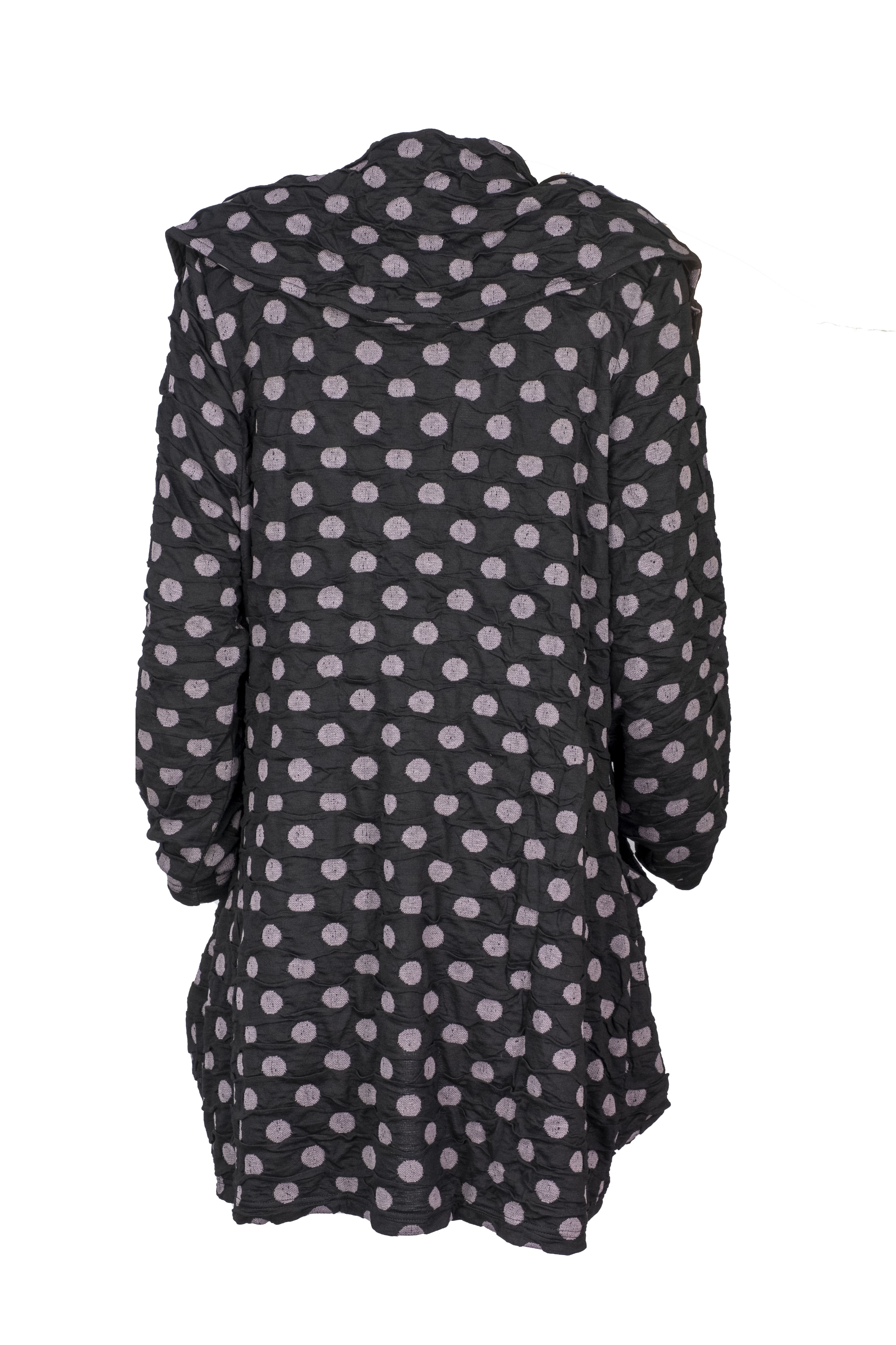 Baldino kleding jasje 3-1059 zwart/grijs stip
