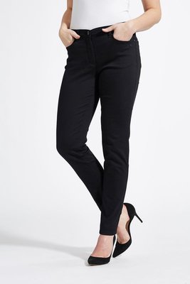 Laurie broek, model Laura Slim basis katoen zwart 22411-99100