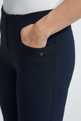 Laurie broek, model Caroline Regular Capri 3/4 basis viscose zwart 28041-99970
