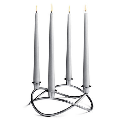 Georg Jensen Season kandelaar 4 kaarsen mat rvs