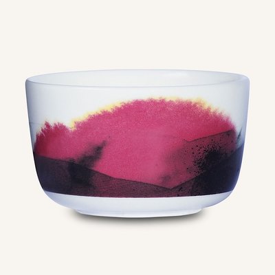 Marimekko servies Oiva schaaltje zwart/geel/rose 2,5 dl 067070-166