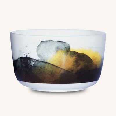 Marimekko servies Oiva schaaltje zwart/geel/rose 2,5 dl 067070-166