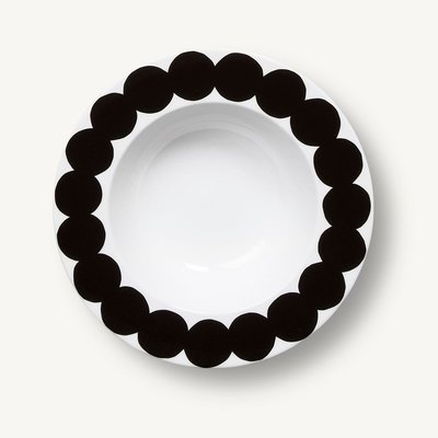 Marimekko servies Oiva diep bord wit/zwart 2,5 dl 067842-109