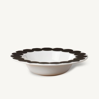 Marimekko servies Oiva diep bord wit/zwart 2,5 dl 067842-109