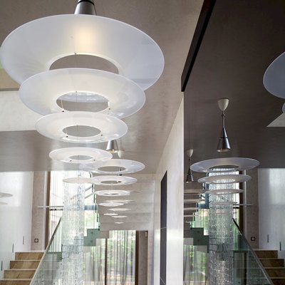 Louis Poulsen Enigma Ø 545 hanglamp, verlichting