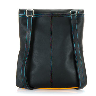 MyWalit Medium Backpack/Messenger Bag Black Pace 1821-4