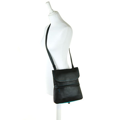MyWalit Medium Backpack/Messenger Bag Black Pace 1821-4