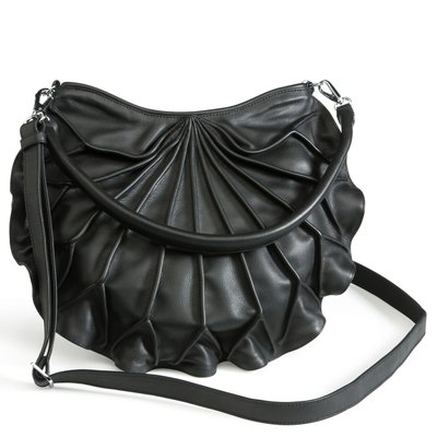 by-Lin Tas Lotus Leaf zwart 101152 lotusblad