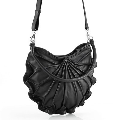 by-Lin Tas Lotus Leaf zwart 101152 lotusblad