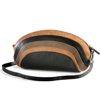 by-Lin Tas Rainbow zwart/cognac 140931 regenboog