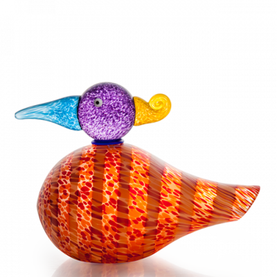 Glasstudio Borowski Daggi Rood-Oranje