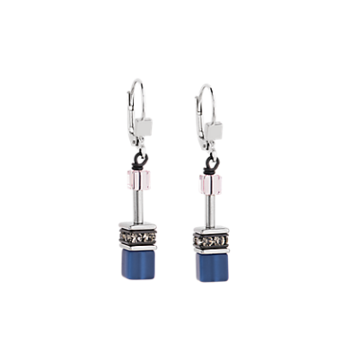 Coeur de Lion Oorbellen 2838/ /0733 Blue-Rose-Pastel