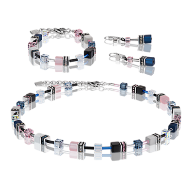 Coeur de Lion Oorbellen 2838/ /0733 Blue-Rose-Pastel