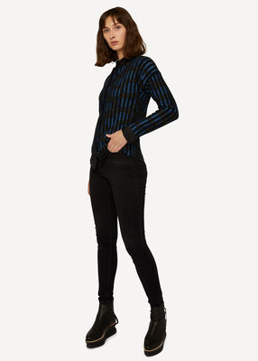Oleana Cardigan 502 W Late night blueberry