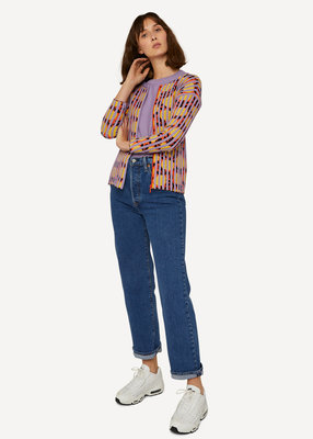 Oleana Cardigan 502 CE Violet citrus