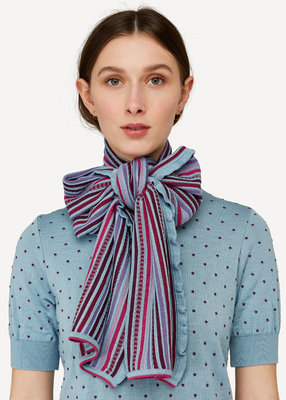 Oleana Sjaal 346 KF blauw