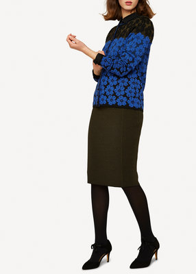 Oleana Cardigan 350 W blue black