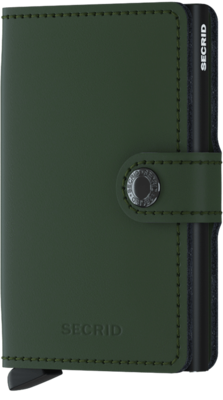 Secrid Miniwallet M Matte Green Black portemonnee