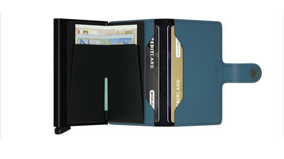 Secrid Miniwallet M Matte Petrol portemonnee