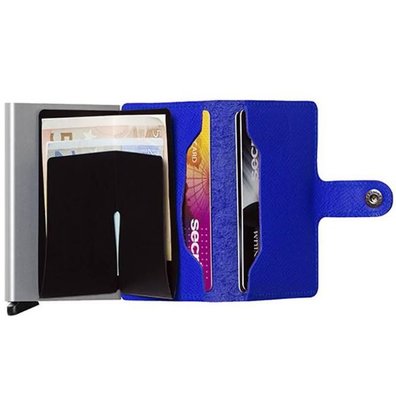 Secrid Miniwallet M Crisple Cobalt portemonnee