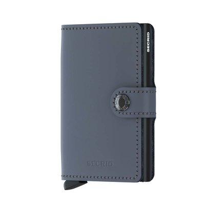 Secrid Miniwallet M Matte Grey Black portemonnee