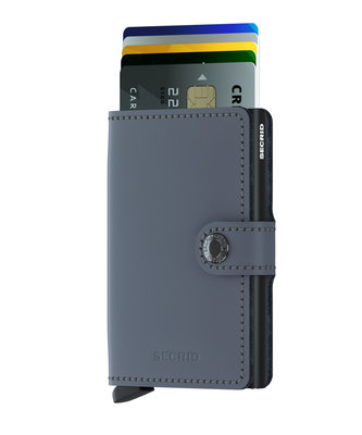 Secrid Miniwallet M Matte Grey Black portemonnee