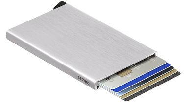Secrid Cardprotector C Silver Brushed portemonnee