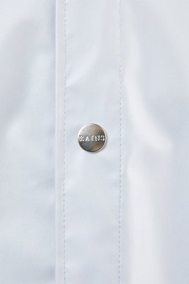 Rains Regenjas Long Jacket unisex Metallic Ice Grey 1202-96