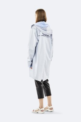 Rains Regenjas Long Jacket unisex Metallic Ice Grey 1202-96