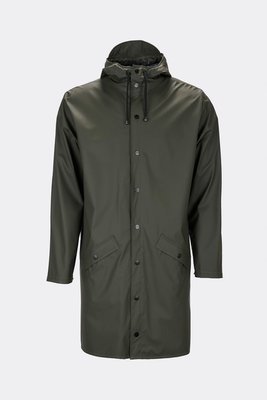 Rains Regenjas Long Jacket unisex green 1202-03