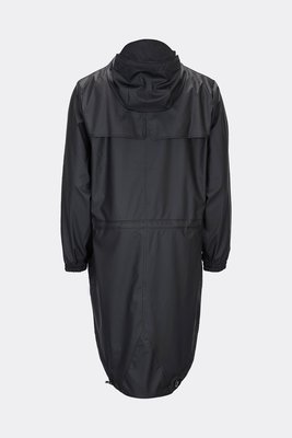 Rains Regenjas Parka Jacket unisex zwart 1233-01