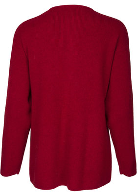 Two Danes vest Tessie warm rood 25751-254