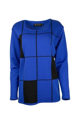 Karvinen Rastar shirt H023 zwart kobalt