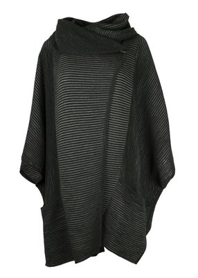 EO-design Vest lang antraciet grijs