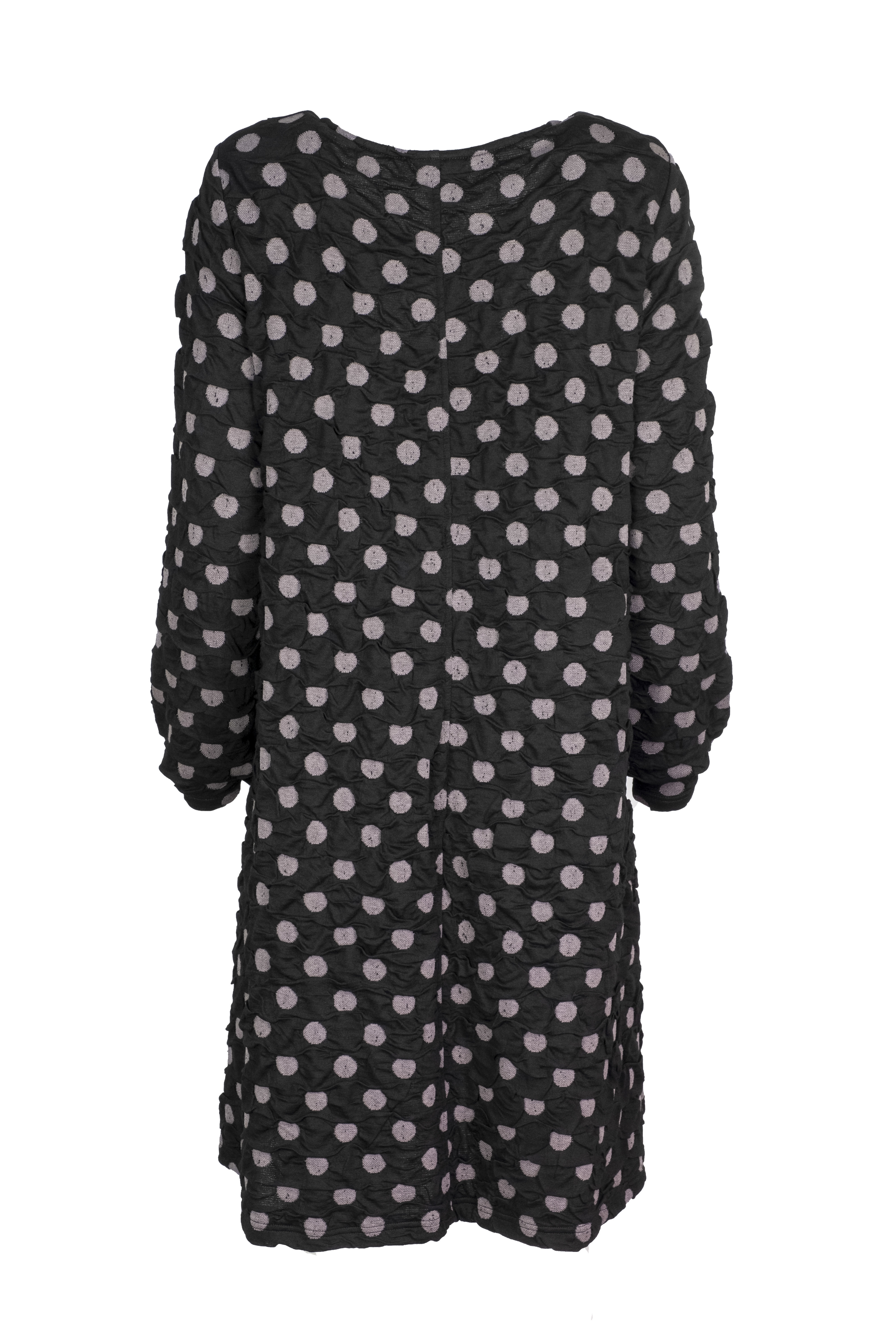 Baldino kleding tuniek 3-328 zwart/grijs stip