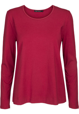 Two Danes Betty shirt lange mouw chili rood 25511-258
