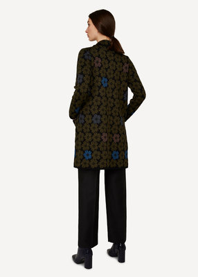 Oleana Long Cardigan 358 P olive