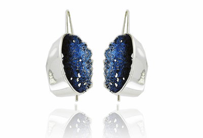 Arior Gala oorbellen Electric-blue