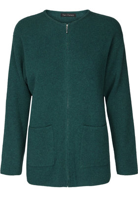 Two Danes vest Tessie groen 25751-2288