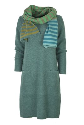 Mansted kleding Korella jurk emerald groen