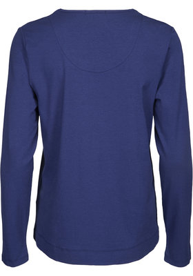 Two Danes Betty shirt lange mouw blauw 25511-272