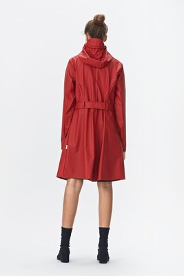 Rains Regenjas Curve Jacket rood 1206-20
