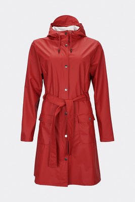 Rains Regenjas Curve Jacket rood 1206-20