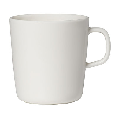 Marimekko servies Oiva beker groot wit 4 dl 067496-100