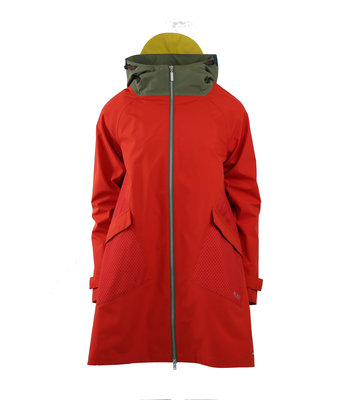 Blaest regenjas model Amsterdam rood